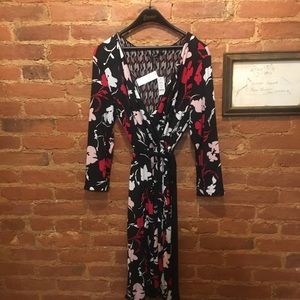 WHBM Reversible Jersey knit dress size 14 NWT